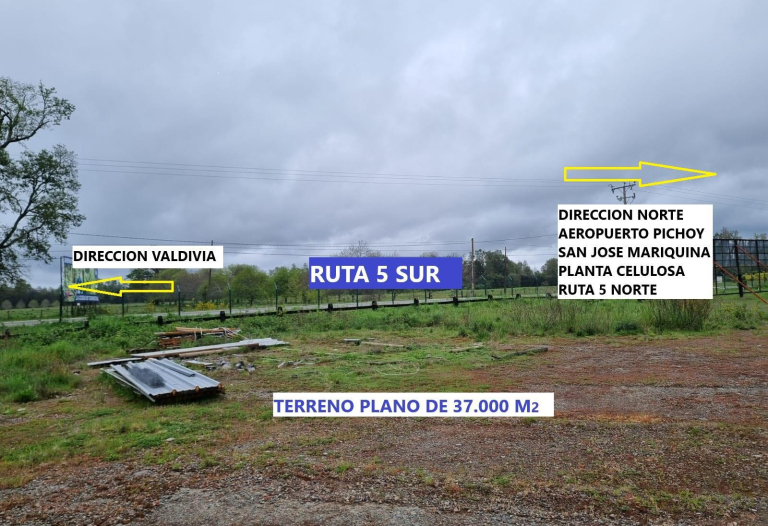 TERRENO DE 37.000 M2, SECTOR RUCATAYO 